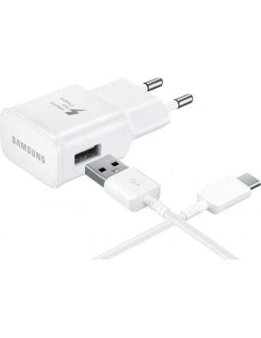 Samsung USB-C Thuislader - Stekker met Oplaadkabel - wit