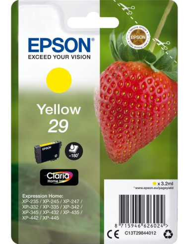 Epson 29 (T298440) Inktcartridge - Geel