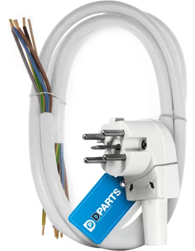 Dparts perilex kabel met stekker - 2,5 meter - 5x2,50mm